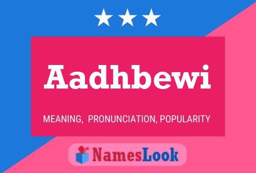 ملصق اسم Aadhbewi