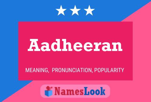 ملصق اسم Aadheeran