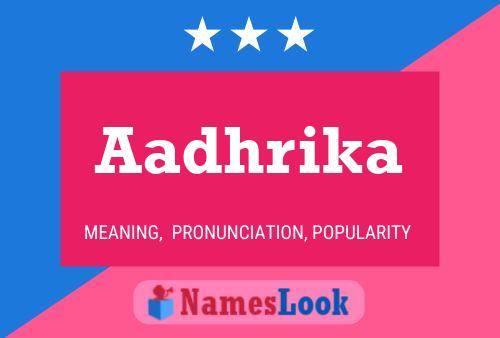 ملصق اسم Aadhrika