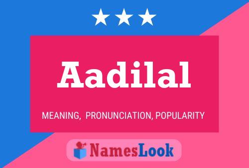 ملصق اسم Aadilal