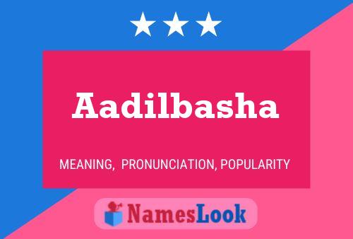 ملصق اسم Aadilbasha