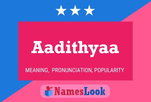 ملصق اسم Aadithyaa