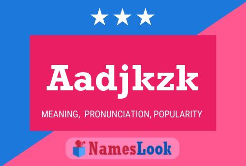 ملصق اسم Aadjkzk