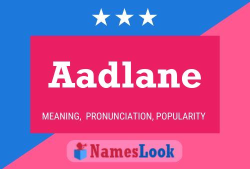 ملصق اسم Aadlane