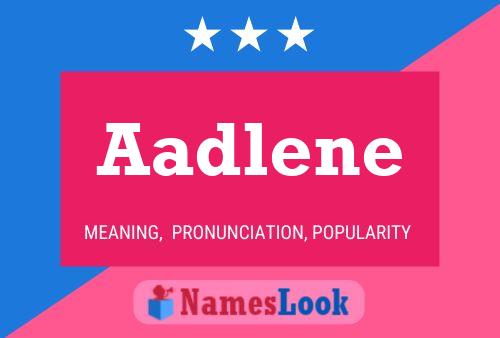 ملصق اسم Aadlene