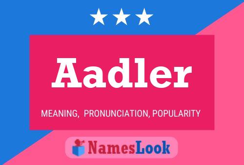 ملصق اسم Aadler