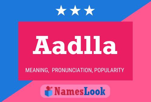 ملصق اسم Aadlla