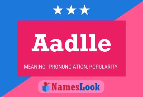 ملصق اسم Aadlle