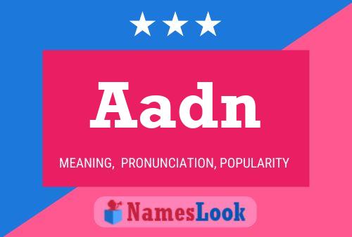 ملصق اسم Aadn