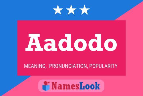 ملصق اسم Aadodo