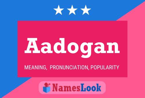 ملصق اسم Aadogan