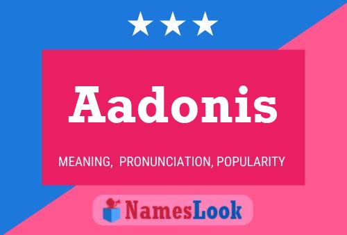 ملصق اسم Aadonis