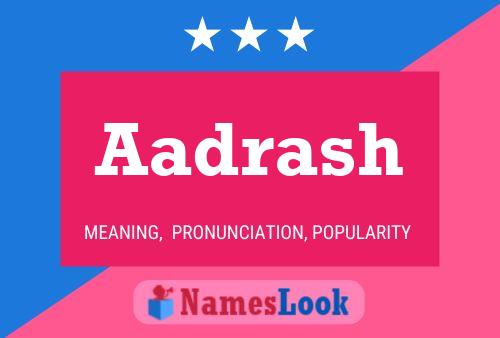 ملصق اسم Aadrash