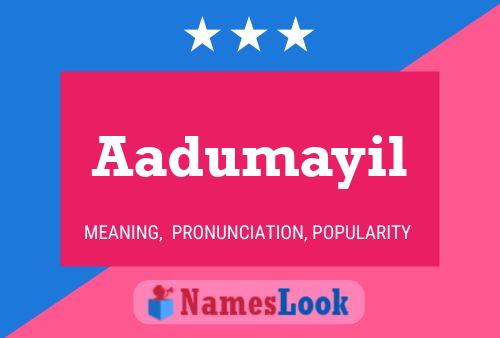 ملصق اسم Aadumayil