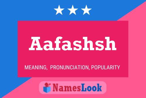 ملصق اسم Aafashsh