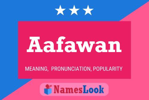 ملصق اسم Aafawan