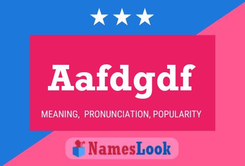 ملصق اسم Aafdgdf