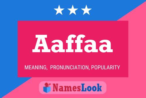 ملصق اسم Aaffaa