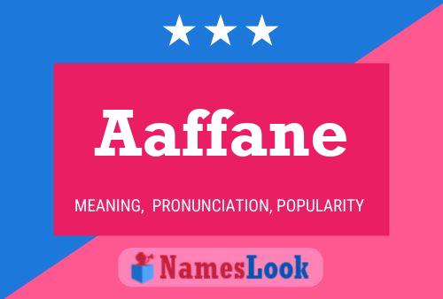 ملصق اسم Aaffane