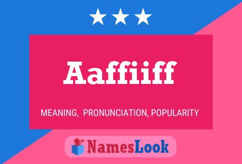 ملصق اسم Aaffiiff