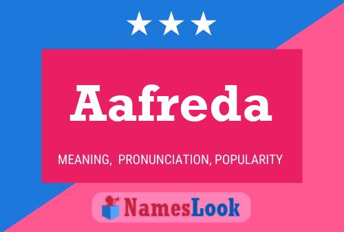 ملصق اسم Aafreda