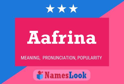 ملصق اسم Aafrina