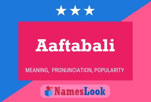 ملصق اسم Aaftabali