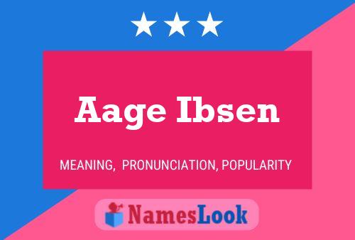 ملصق اسم Aage Ibsen