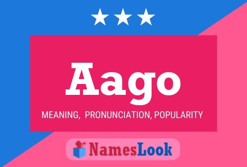 ملصق اسم Aago