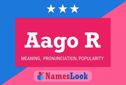 ملصق اسم Aago R