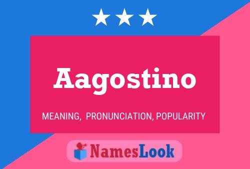 ملصق اسم Aagostino