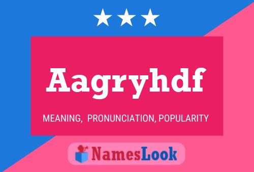 ملصق اسم Aagryhdf