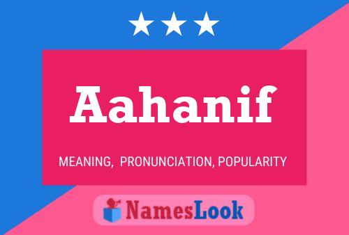 ملصق اسم Aahanif