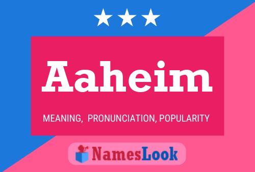 ملصق اسم Aaheim