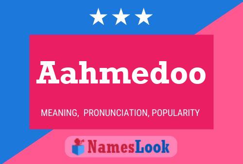 ملصق اسم Aahmedoo