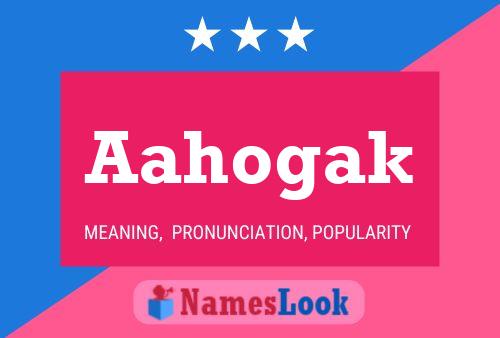 ملصق اسم Aahogak