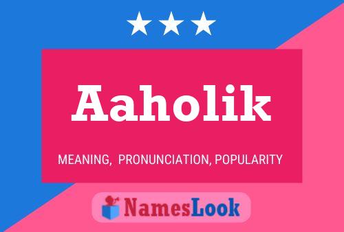 ملصق اسم Aaholik