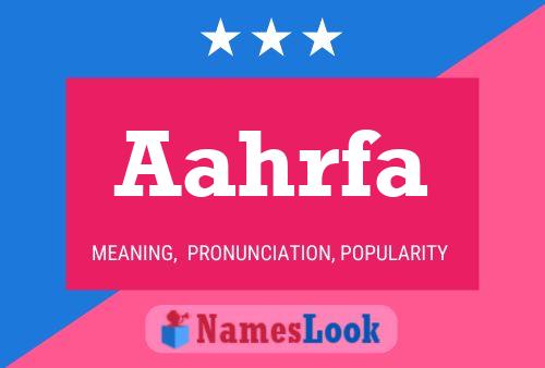 ملصق اسم Aahrfa