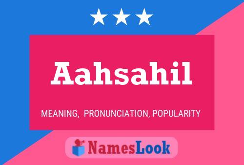 ملصق اسم Aahsahil