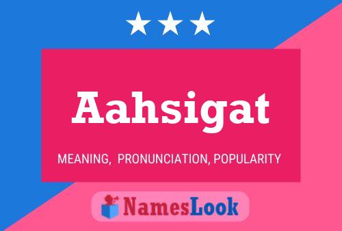 ملصق اسم Aahsigat