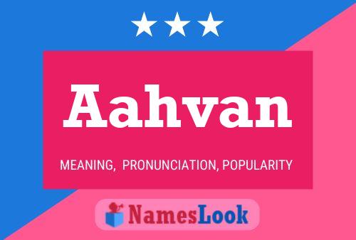 ملصق اسم Aahvan