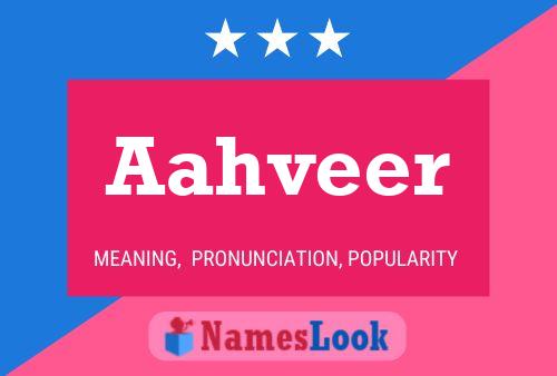 ملصق اسم Aahveer