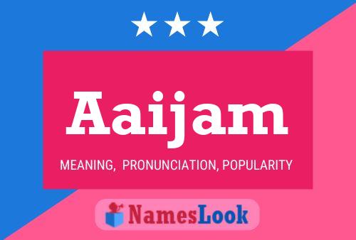 ملصق اسم Aaijam