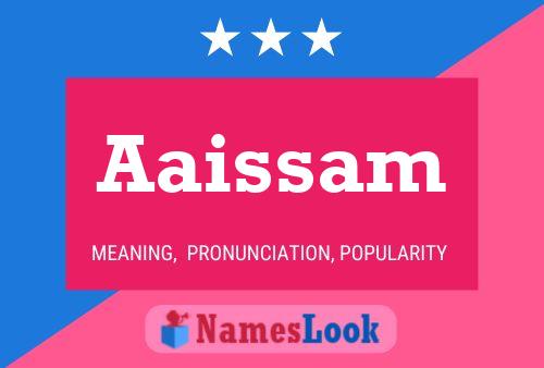 ملصق اسم Aaissam