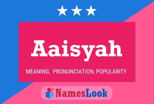 ملصق اسم Aaisyah