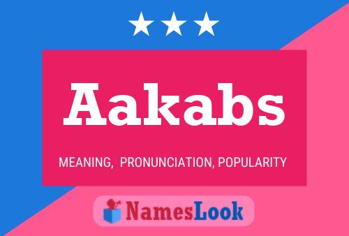 ملصق اسم Aakabs