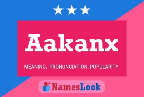 ملصق اسم Aakanx