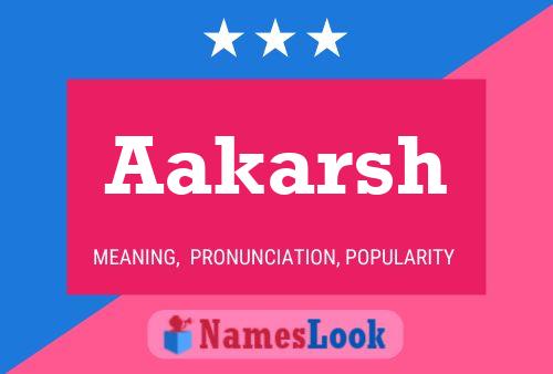 ملصق اسم Aakarsh