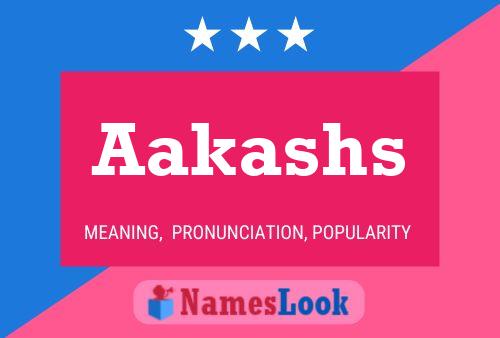 ملصق اسم Aakashs