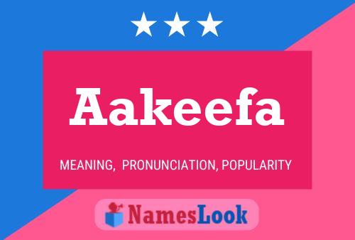 ملصق اسم Aakeefa